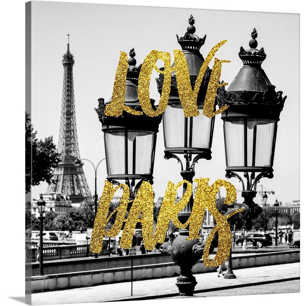 Greatbigcanvas Parisian Lamppost Love Paris By Philippe Hugonnard Greatbigcanvas Parisian Lamppost Love Paris By Philippe Hugonnard Canvas