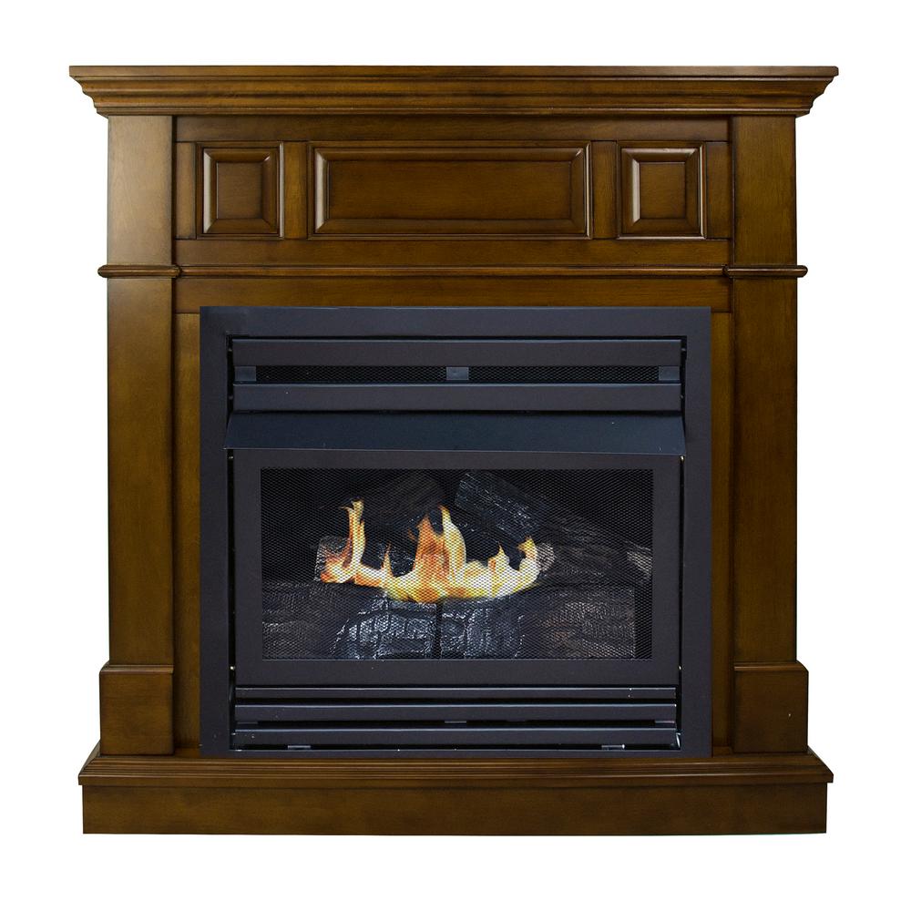 Pleasant Hearth 27 500 Btu 42 In Convertible Ventless Natural Gas Fireplace Heritage Vff Ph26ng 2h1 The Home Depot - Corner Ventless Natural Gas Fireplace Pleasant Hearth 27 500 Btu 42 In Convertible Ventless Natural Gas Fireplace Heritage Vff Ph26ng 2h1 The Home Depot - Corner Ventless Natural Gas Fireplace