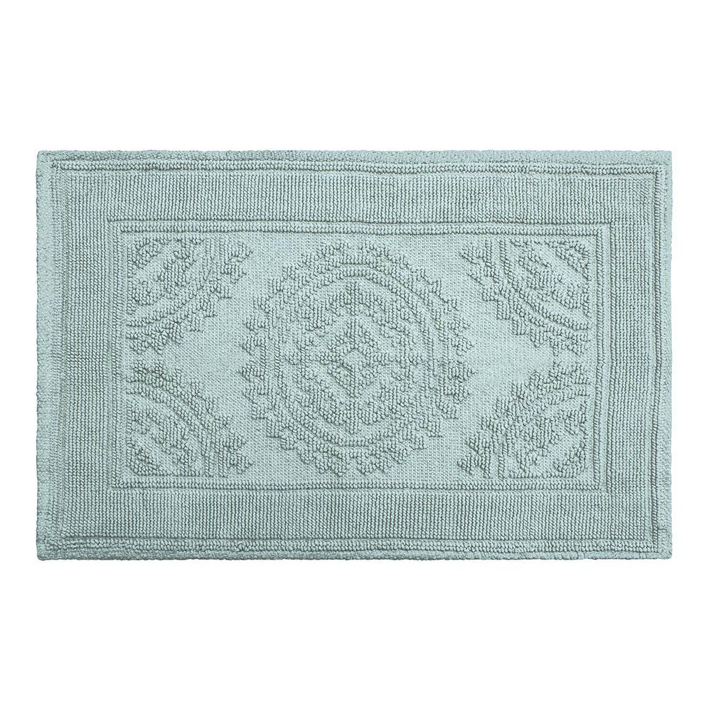Jean Pierre Cotton Stonewash Medallion 17 In X 24 Bath Rug Jean Pierre Cotton Stonewash Medallion 17 In X 24 Bath Rug Marine