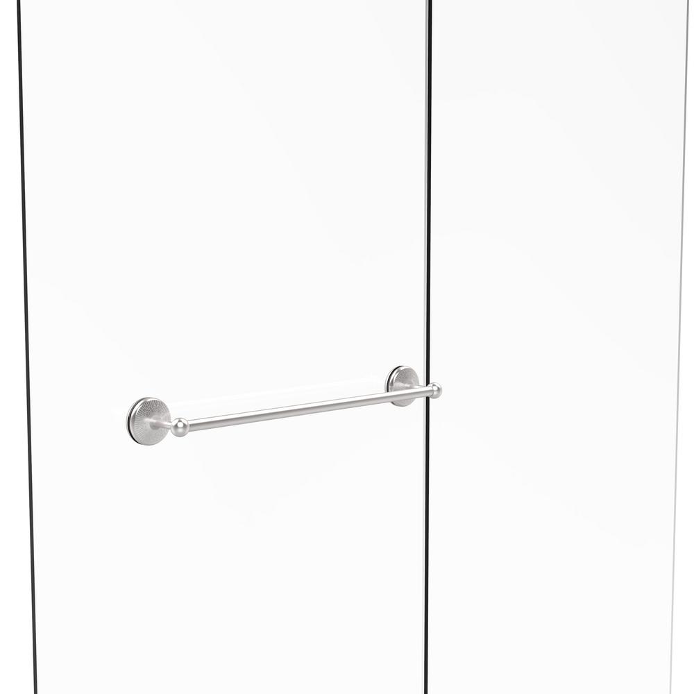 Allied Brass Monte Carlo Collection 24 In Shower Door Towel Bar Satin Chrome