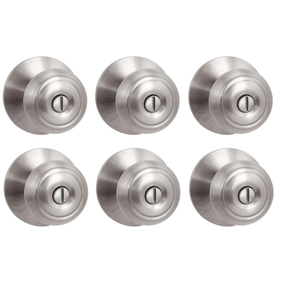 silver door knobs