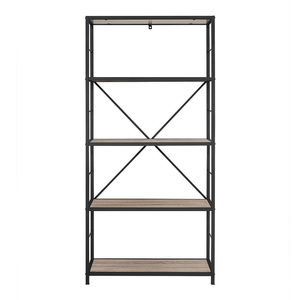 Walker Edison Furniture Company Bookcases Home Office Driftwood Open Bookcase