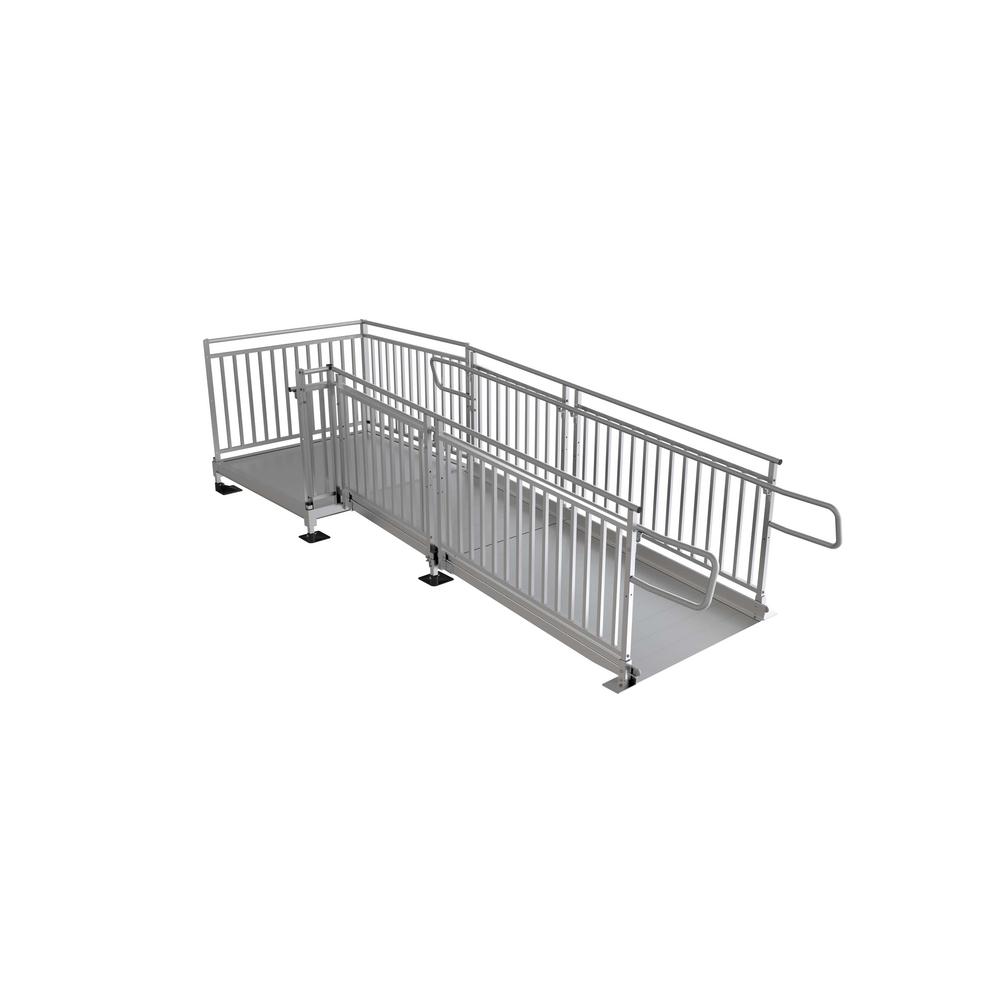 EZACCESS PATHWAY HD 10 ft. Aluminum Code Compliant Modular Access Ramp