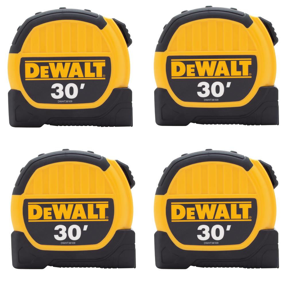 DEWALT 30 ft. Tape Measure (4Pack)DWHT36109CP The Home Depot