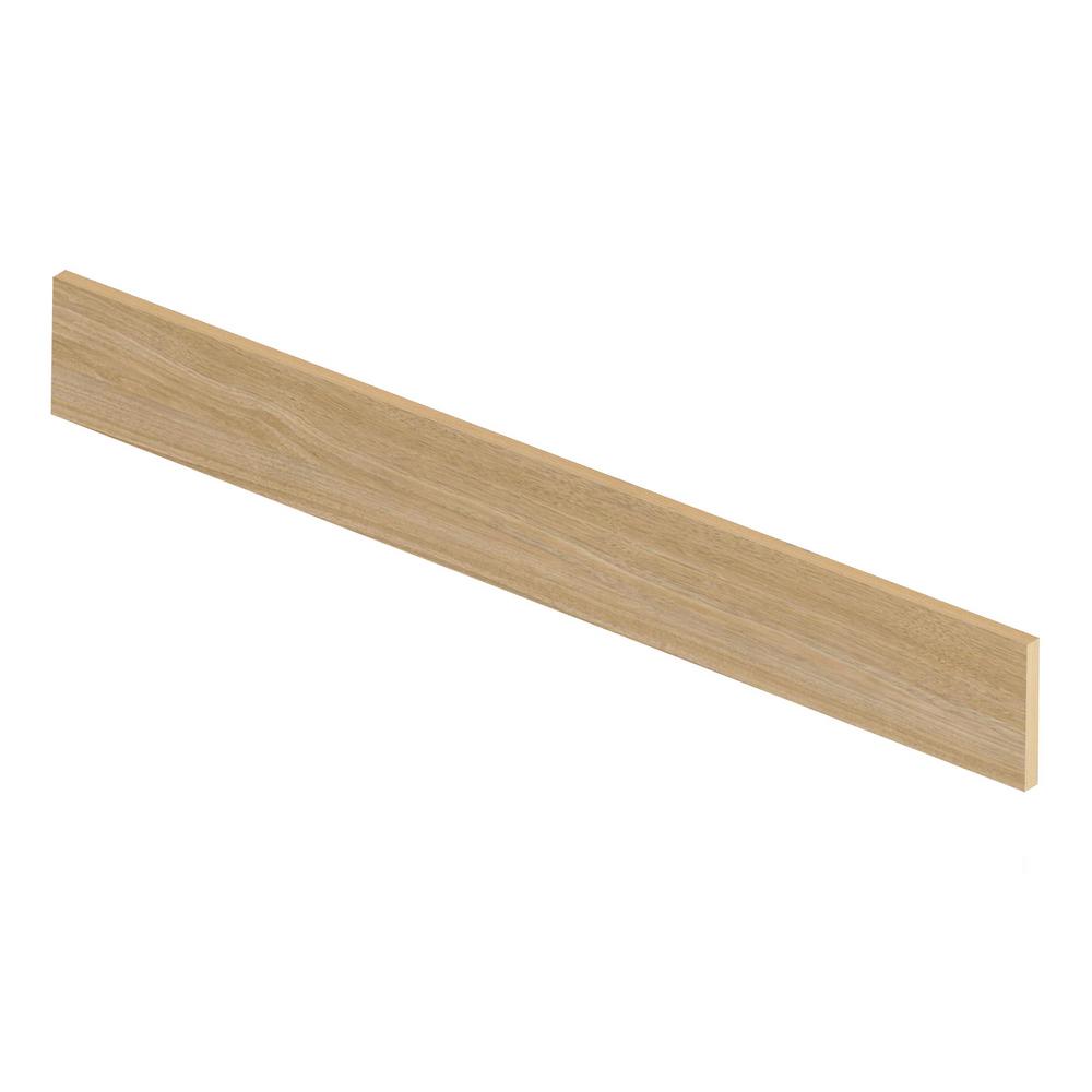 Cap A Tread Post Trail Oak 94 In L X 1 2 Wide 7 3 8 T Post Trail Oak 94 In L X 1 2 Wide 7 3 8 T Vinyl Overlay Riser To Be Used With Cap A Tread