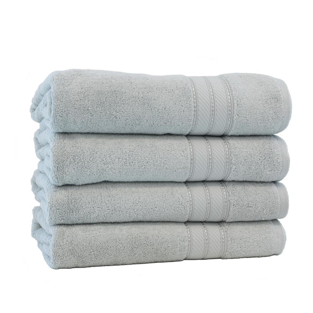 gray bath towel set