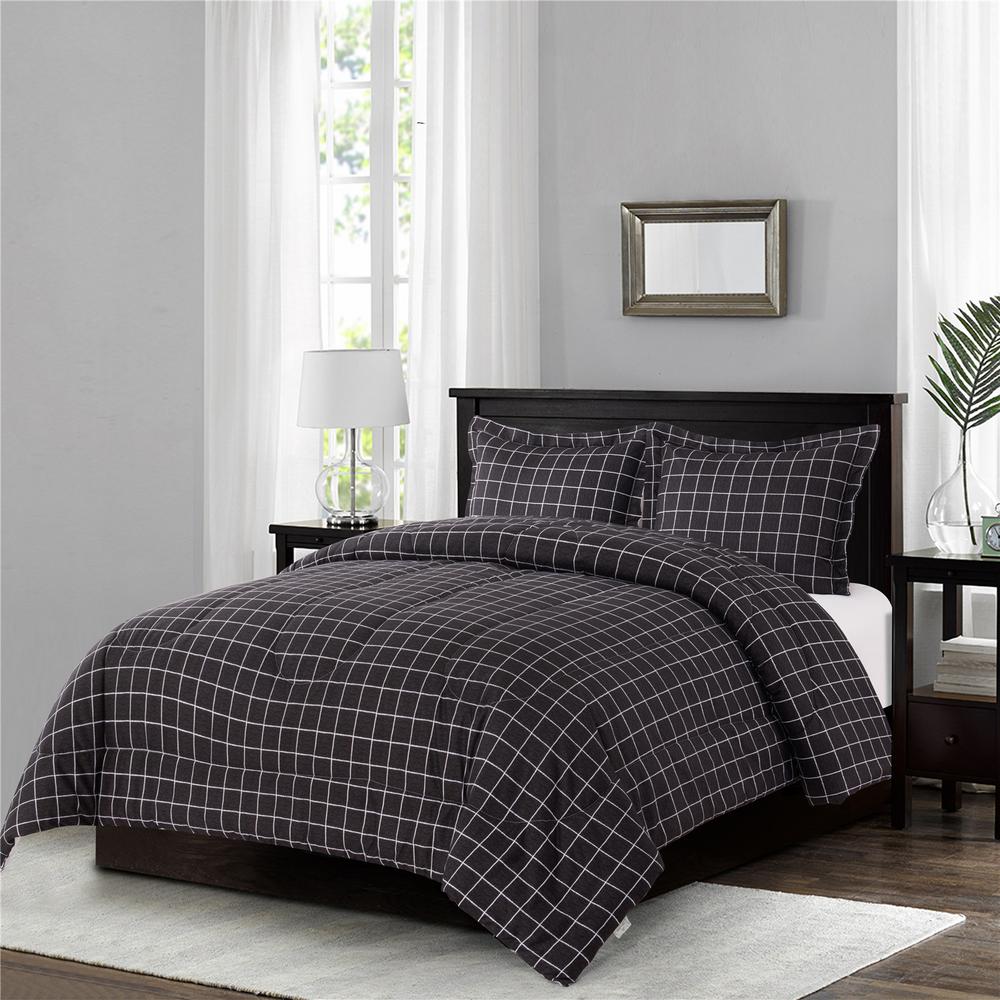 Dark Gray Comforters Bedding Sets The Home Depot