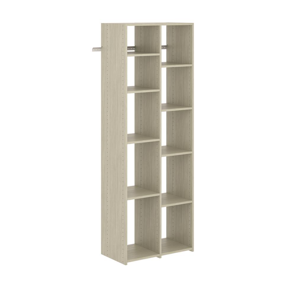 Closet Evolution 14 in. D x 28.875 in. W x 72 in. H Rustic Grey Wood