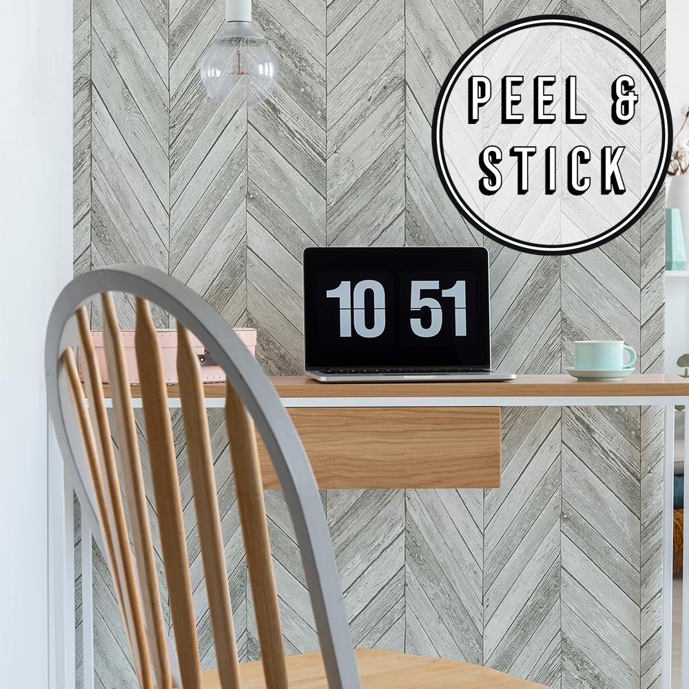 Wood Look Wallpaper Home Decor The Depot - Herringbone Faux Wood Wallpaper Wood Look Wallpaper Home Decor The Depot - Herringbone Faux Wood Wallpaper