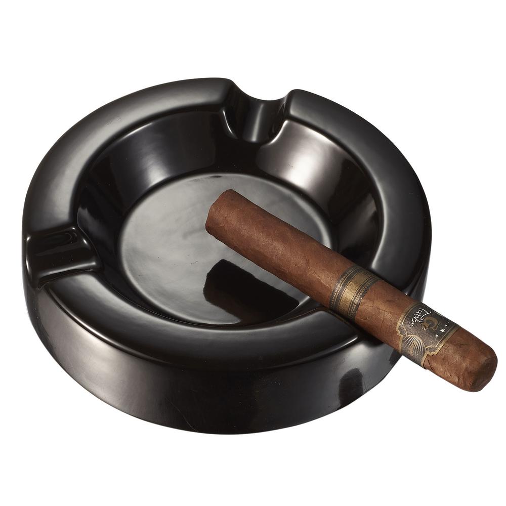Pack of 4 Perfect Stix Ashtray Black-4 4 Black Ashtrays