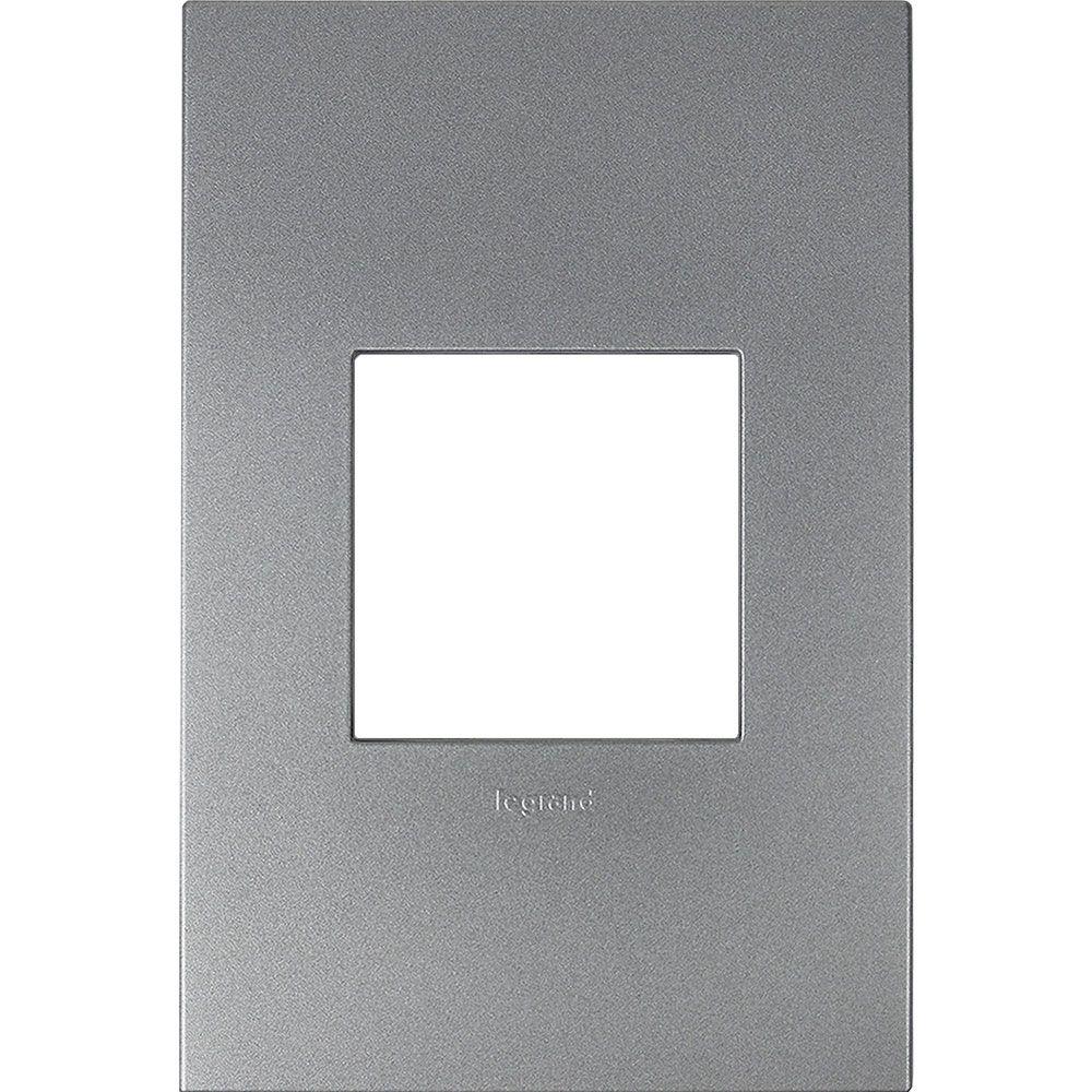 Legrand adorne 1Gang Wall Plate, MagnesiumAWP1G2MG6 The Home Depot