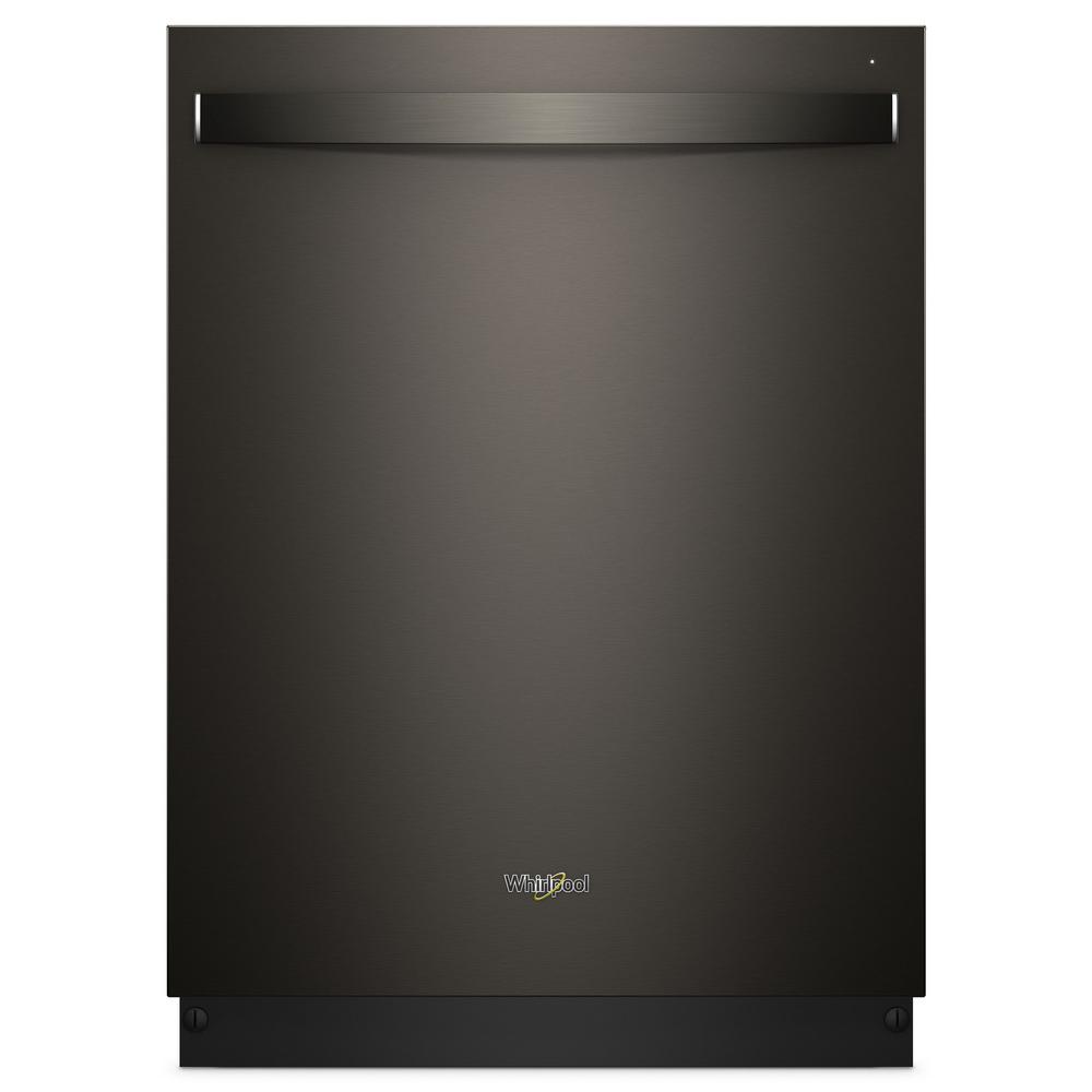 Whirlpool 24 inch Top Control Built-In Dishwasher in Fingerprint Resistant Black... by Whirlpool