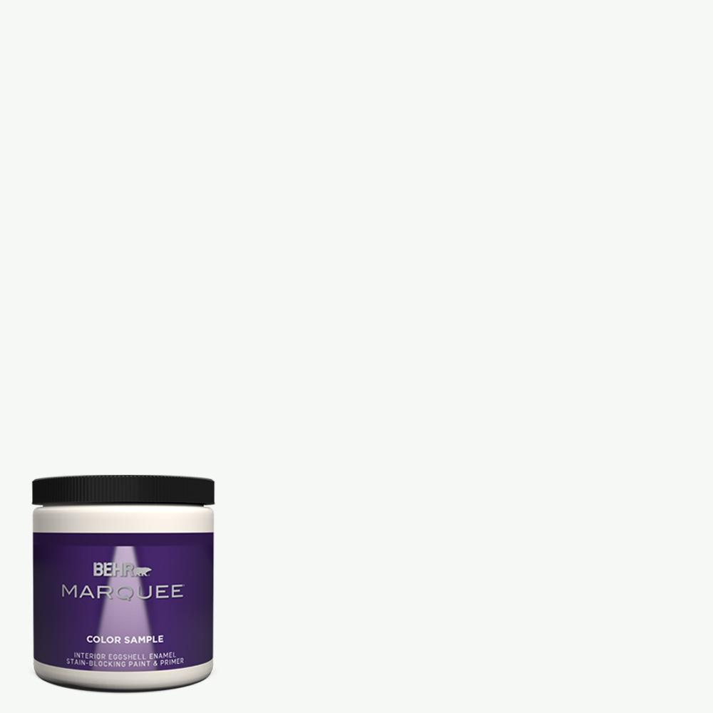 Behr Marquee 8 Oz Pr W15 Ultra Pure White Eggshell Enamel Interior Pr W15 Ultra Pure White Eggshell Enamel Interior Exterior Paint And Primer In One Sample