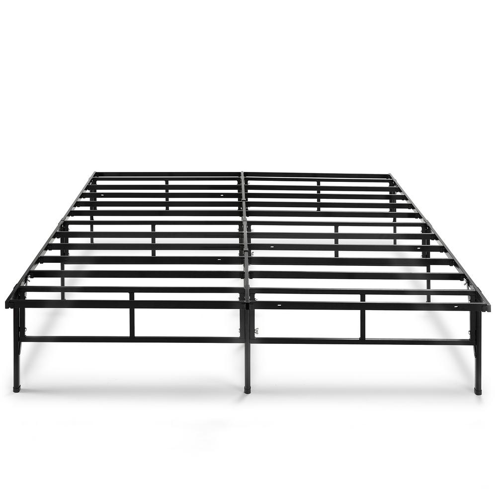 Zinus 14 In King Easy To Assemble Smartbase Mattress Foundation Hd Asb K The Home Depot