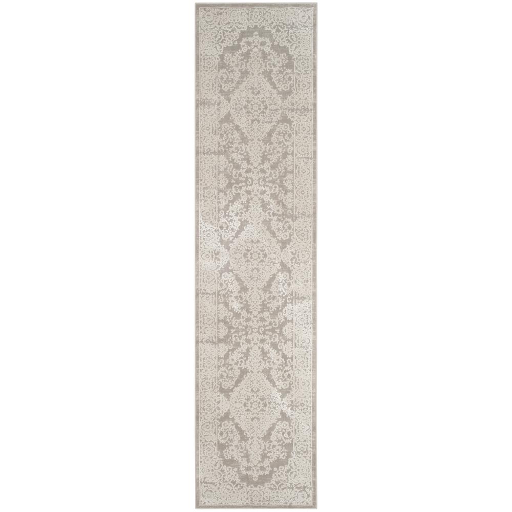 Safavieh Princeton Gray/Beige 2 ft. x 8 ft. Runner RugPRN713G28 The Home Depot