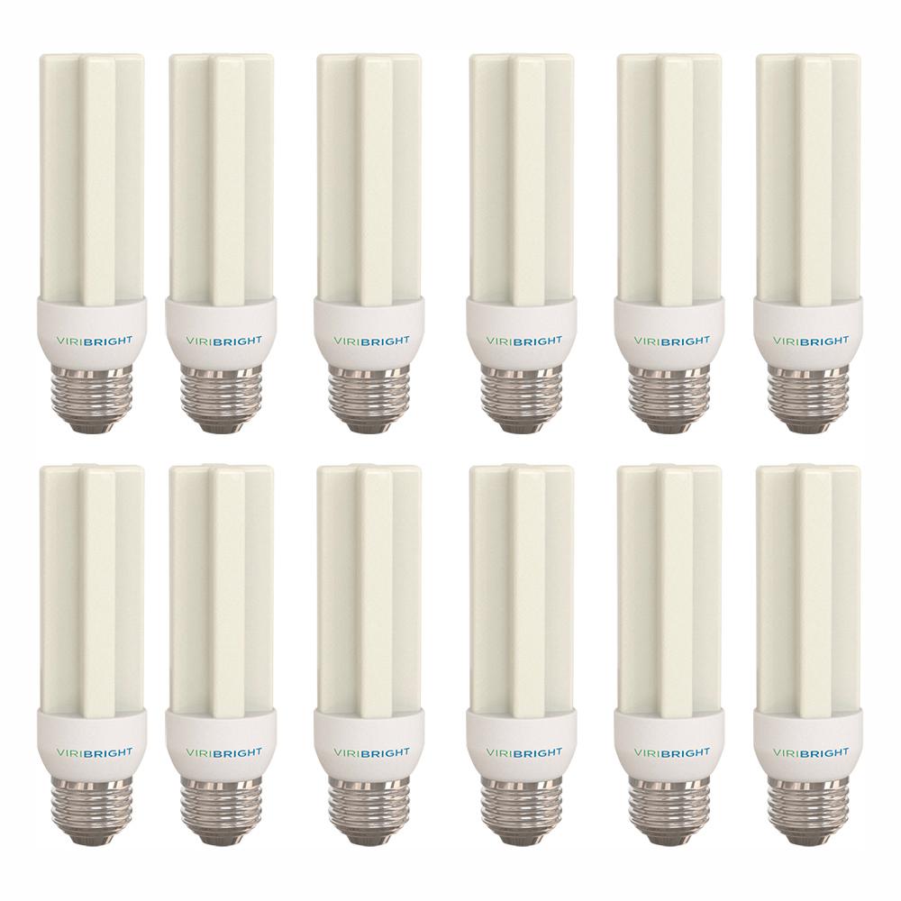 Viribright 100 Watt Equivalent Non Dimmable 1500 Lumens Ul Listed E26 Led Light Bulb Warm White 12 Pack 12 The Home Depot