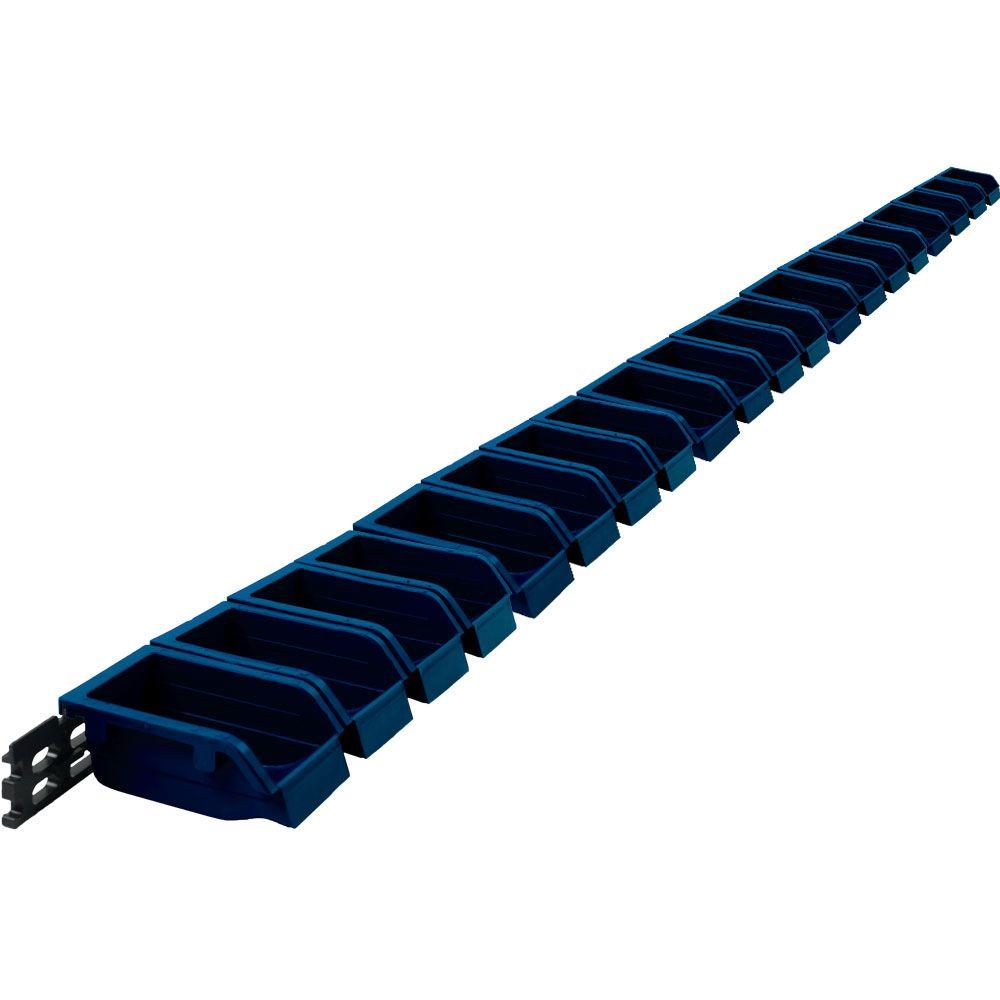 Stalwart Stackable Bins 5.125 in. L x 3.625 in. W x 2 in. H Intelocking Hanging