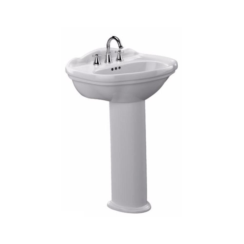 TOTO Whitney 25 in. Pedestal Combo Bathroom Sink with Single Faucet
