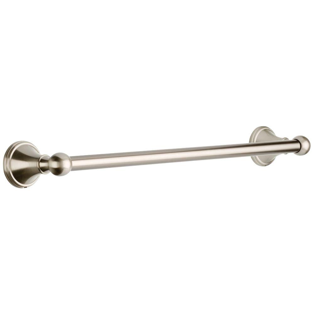 Delta Crestfield 18 in. Towel Bar in Brushed Nickel-138029 - The Home Depot