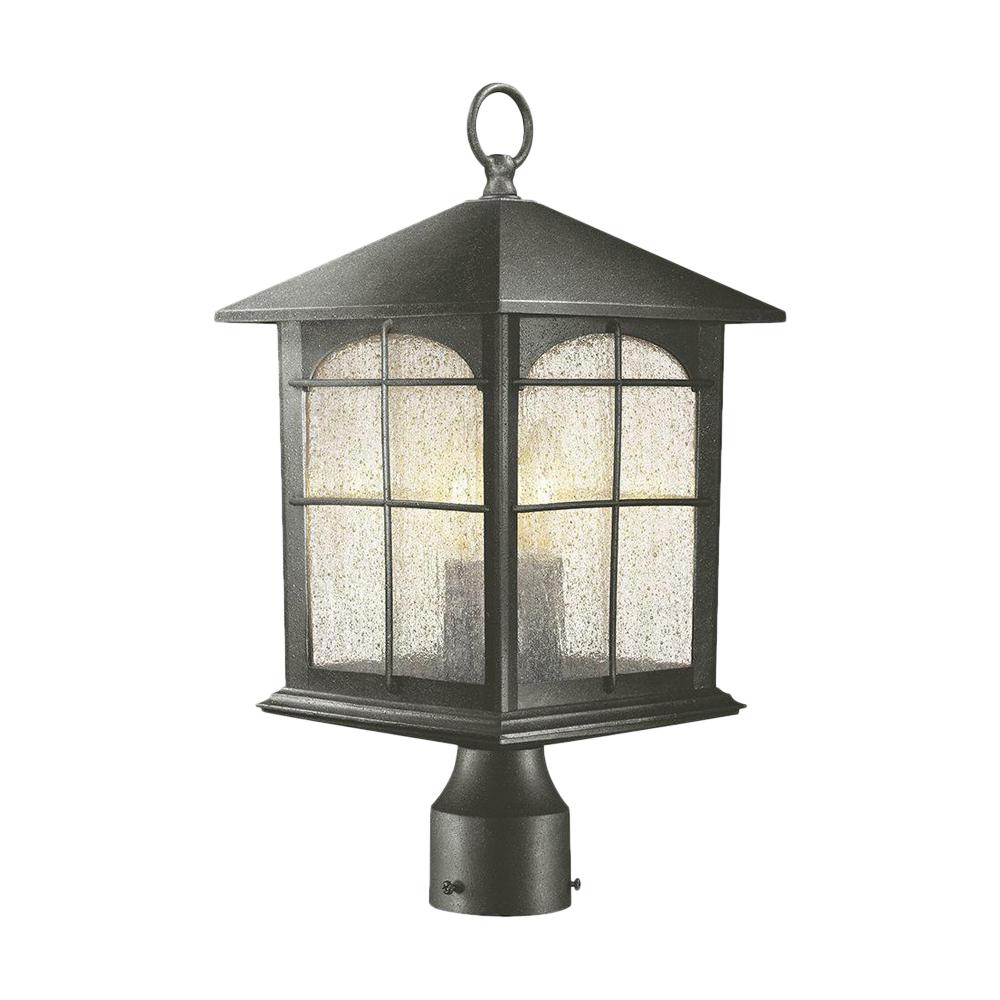 mccarthy 1 light bronze outdoor post mount