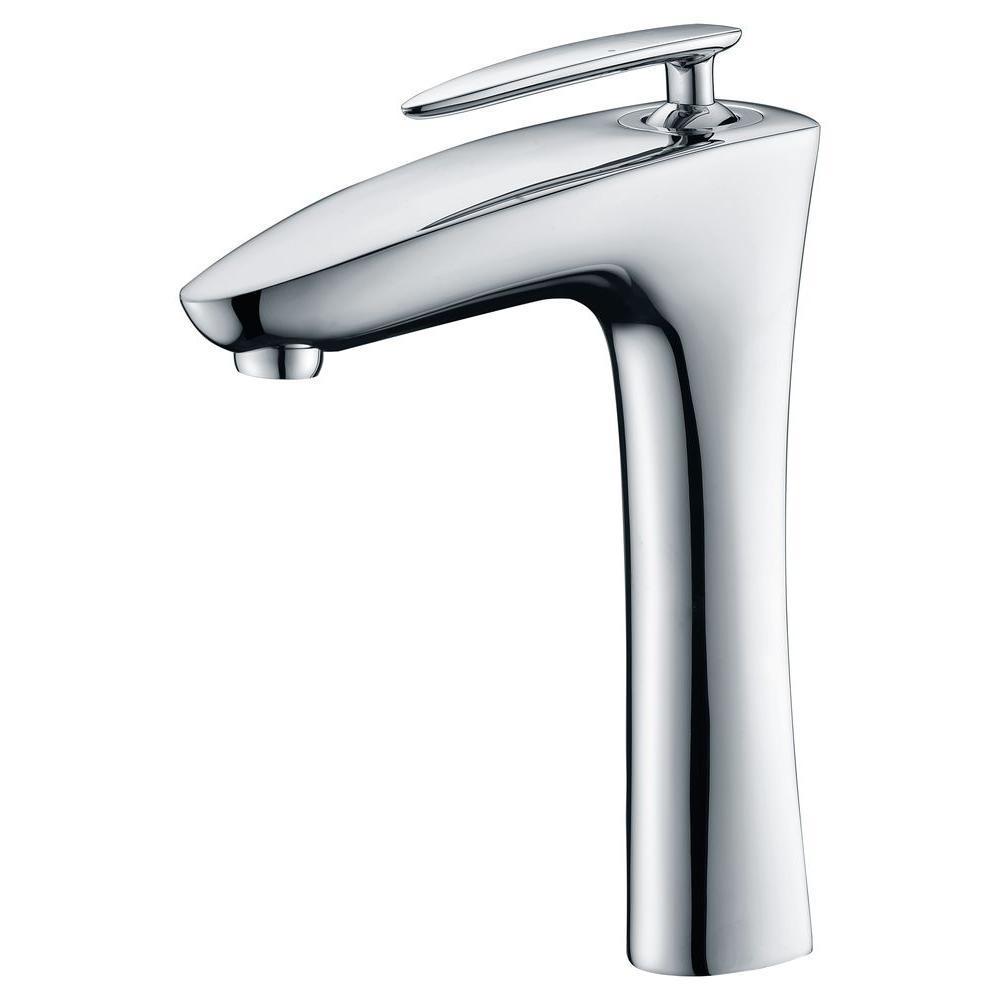 KOHLER Purist Single Hole Single Handle LowArc Bathroom Vessel Sink Faucet with Straight Lever