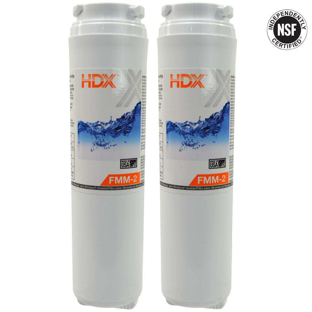 HDX FMM2 Refrigerator Replacement Filter Fits Whirlpool Filter 4
