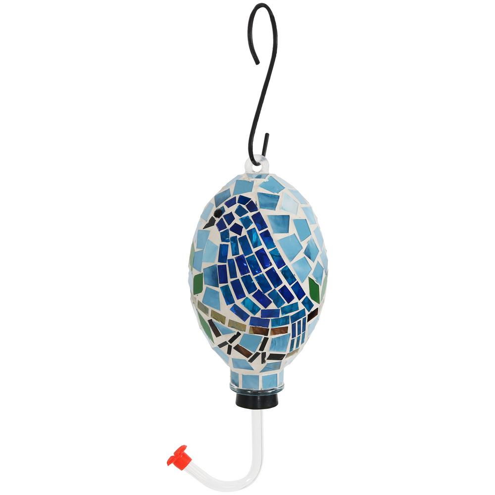 Sunnydaze Decor 6 In Mosaic Glass Outdoor Hanging Hummingbird