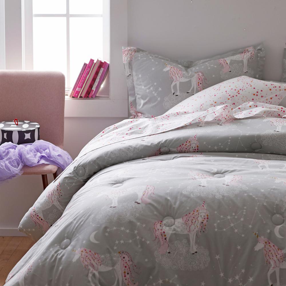 twin unicorn comforter