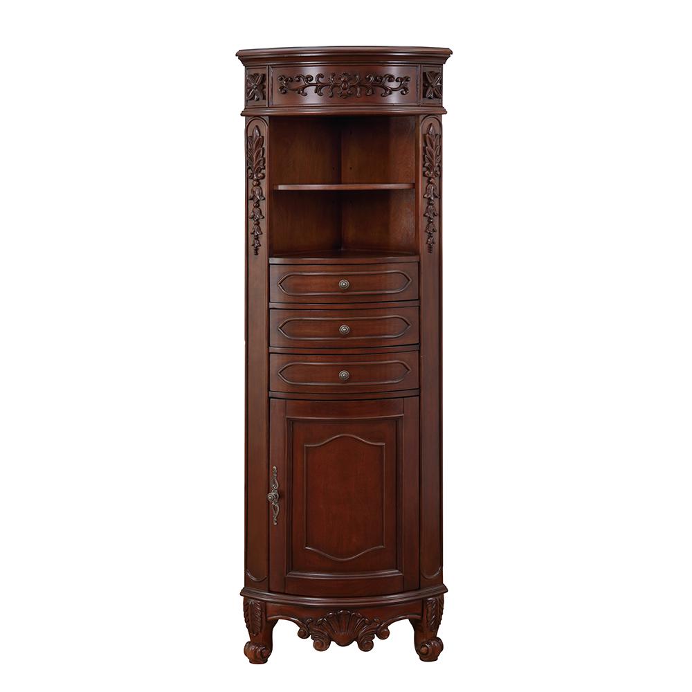 Home Decorators Collection Winslow 22 In W X 14 In D X 67 5 In H   Antique Cherry Home Decorators Collection Linen Cabinets Bf 27005 Ac 64 1000 