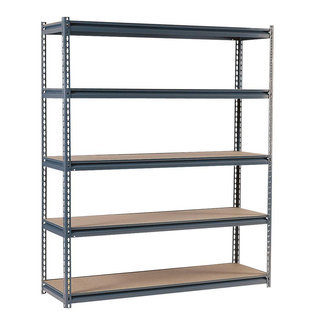Edsal 72 In H X 36 W 18 D 5 Shelf Steel Commercial 72 In H X 60 W 18 D