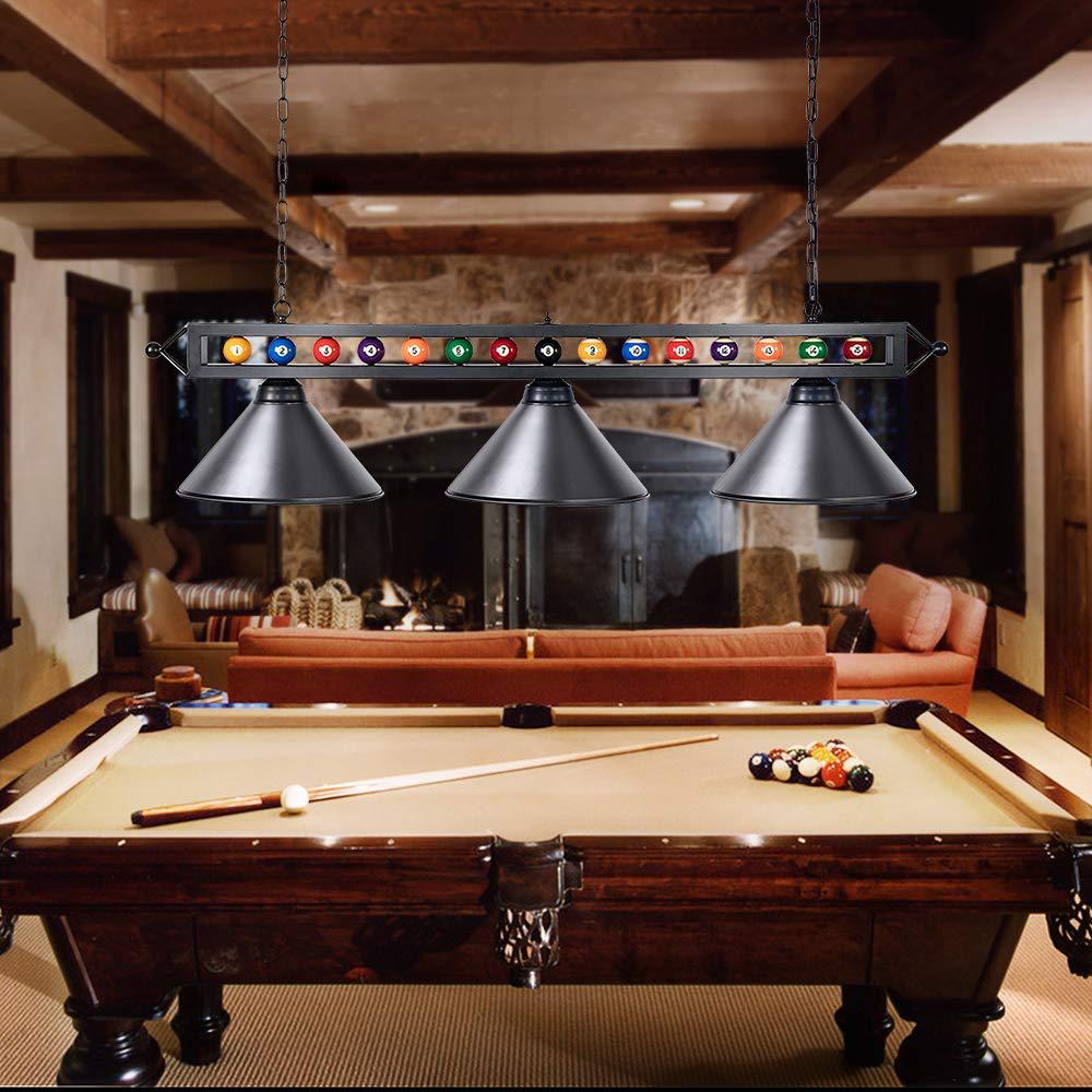Hanging Pool Table Light Fixture 