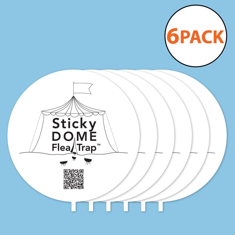 Aspectek Refill Sticker for Sticky Dome Flea Trap (6-Pack) by Aspectek