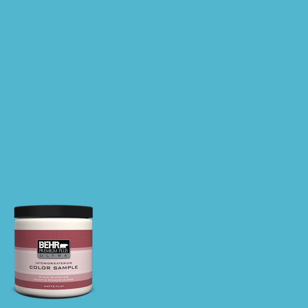 Behr Premium Plus Ultra 8 Oz 520b 5 Liquid Blue Matte Interior 520b 5 Liquid Blue Matte Interior