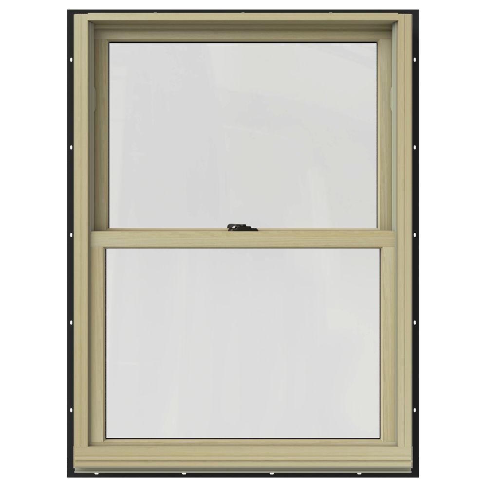 JELDWEN 38.125 in. x 36.75 in. W2500 Double Hung Clad Wood WindowJW144600190 The Home Depot