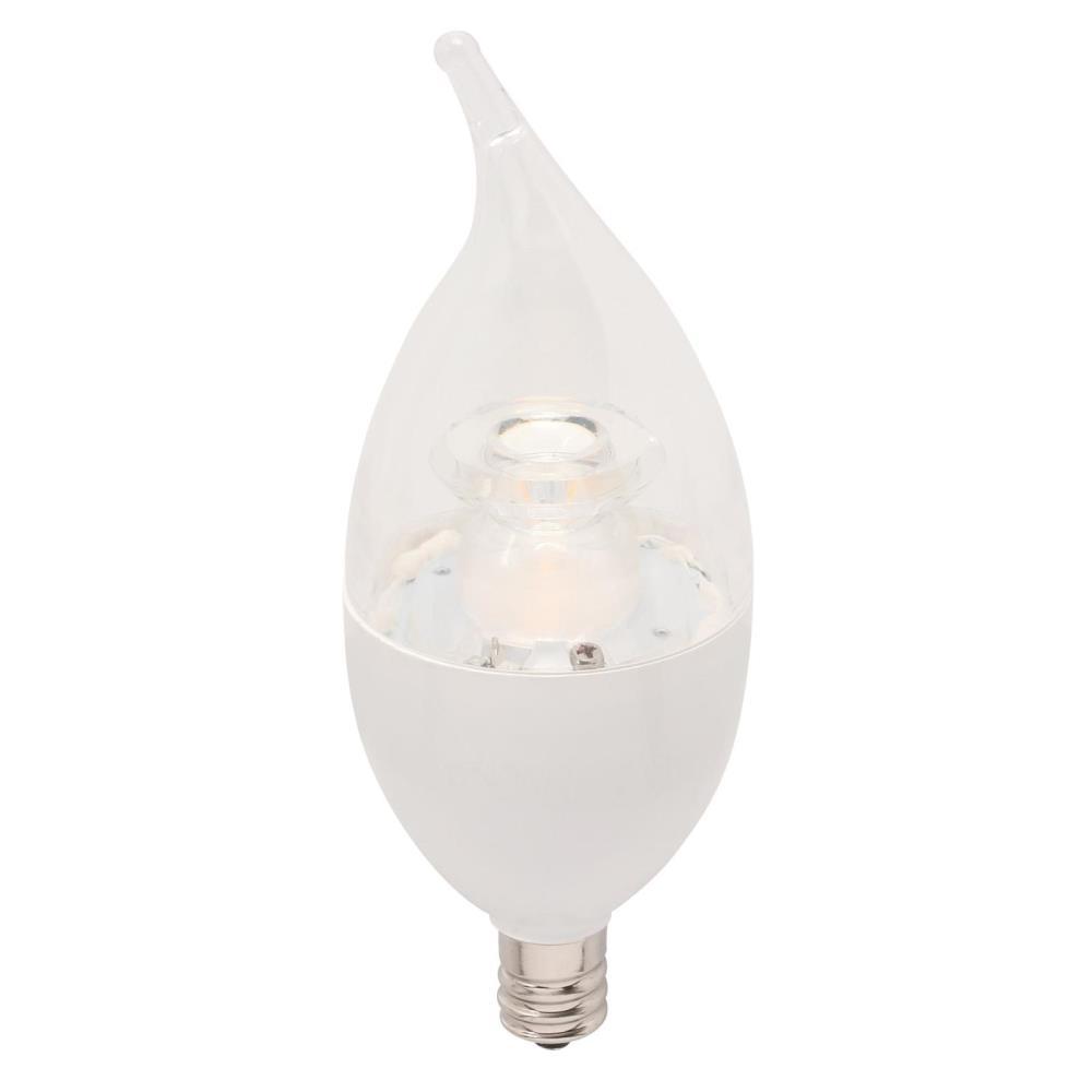 Westinghouse 3316800 40W Equivalent B11 Dimmable Clear Filament Led Light Bulb with Candelabra Base 6 Pack