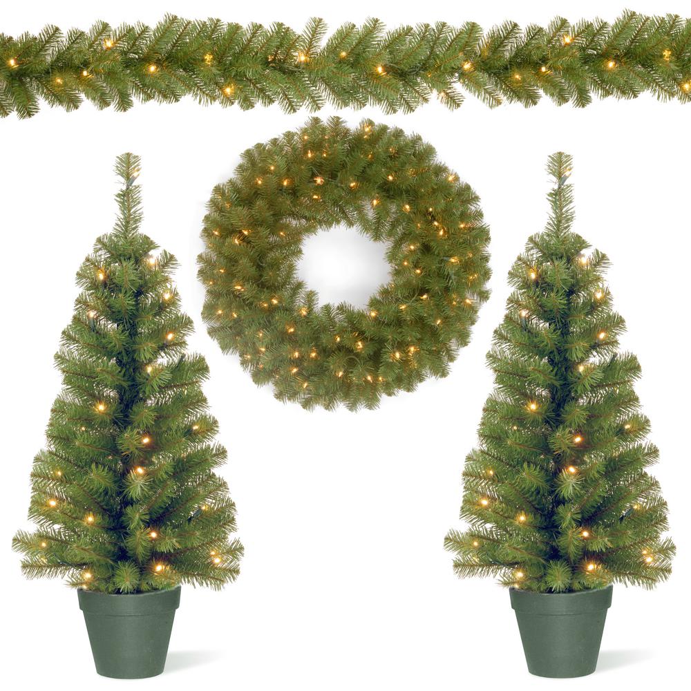 Cordless Outdoor Christmas Trees 