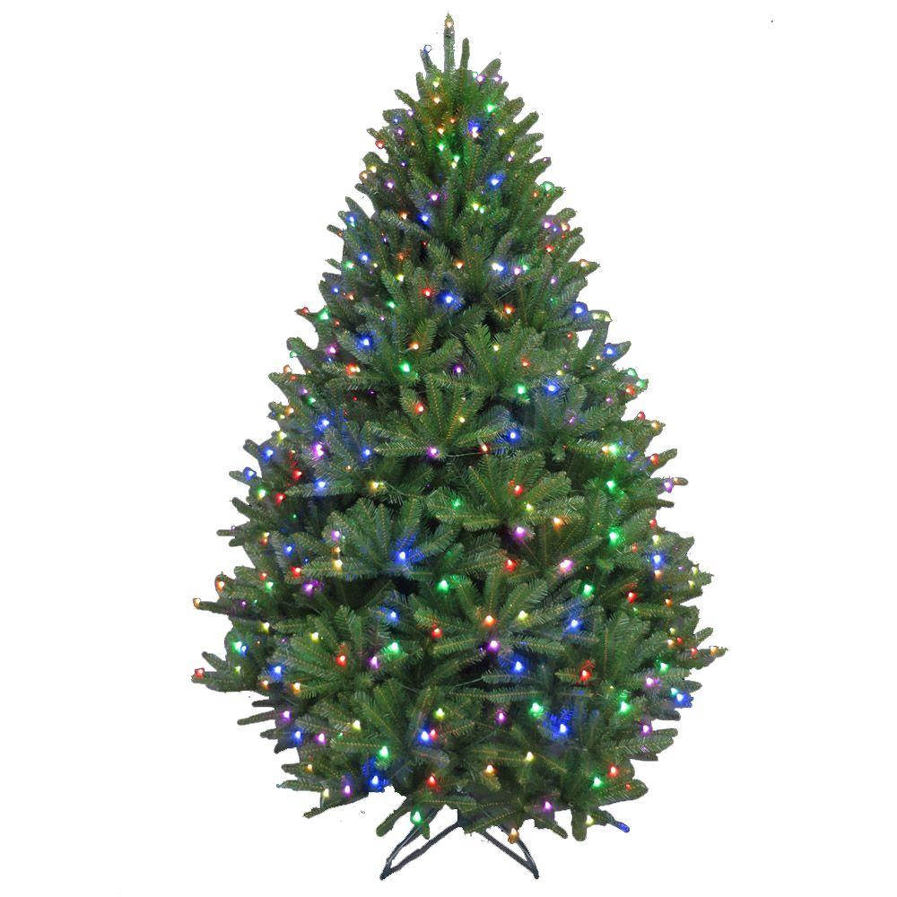 7.5 ft. PreLit LED California Cedar Artificial Christmas Tree with