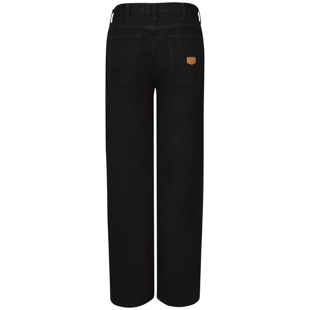 Prewashed Black Relaxed Fit Jean-PD60BW 