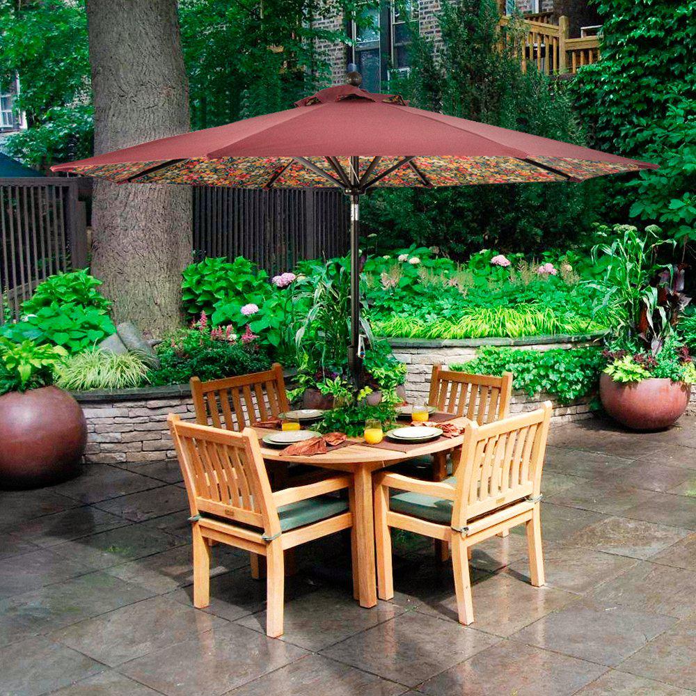 14 Lb Patio Umbrellas Patio Furniture The Home Depot