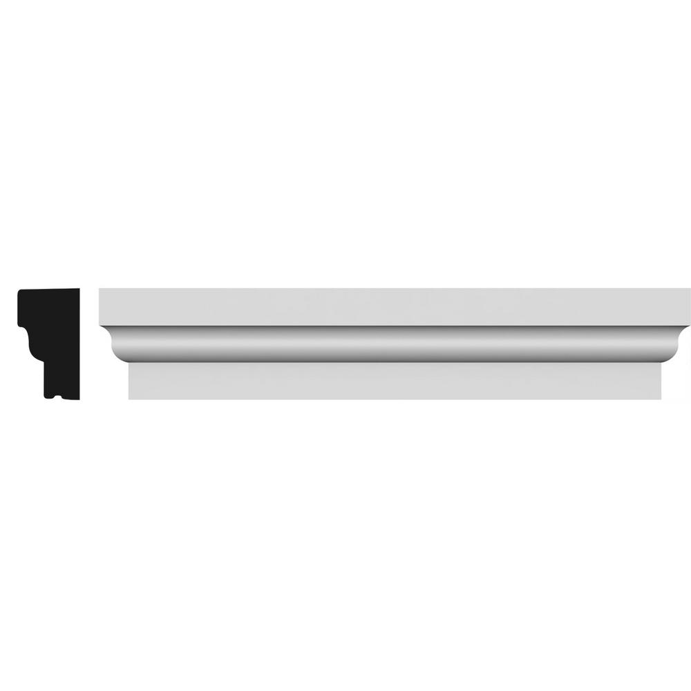 Ekena Millwork CRH05X38SE 38 Bottom Width x 41 1//4 Top Width x 5 1//2H x 1//2P Seville Crosshead