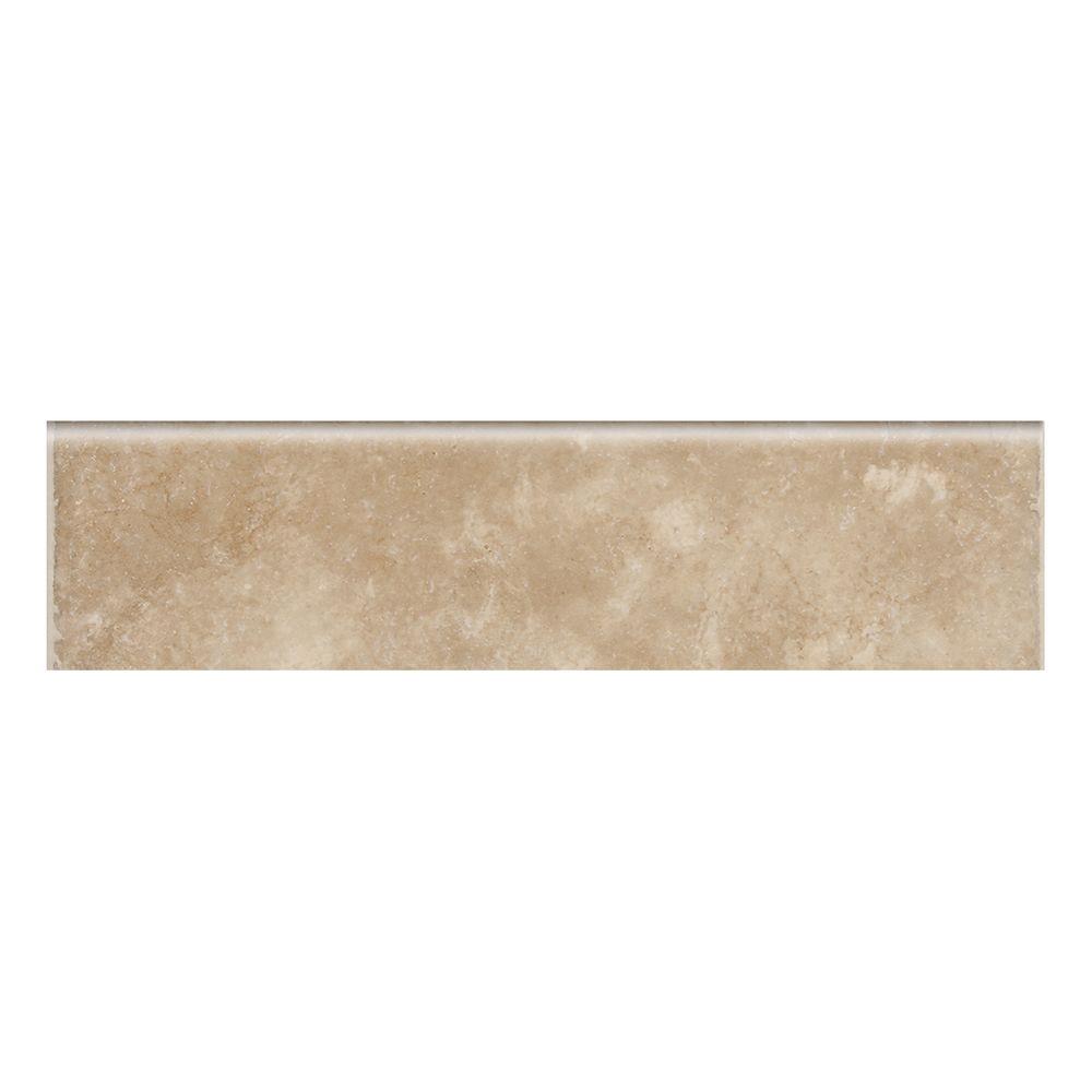 Daltile Catalina Canyon Noce 3 In X 12 Porcelain Bullnose Floor And Wall Tile 0 25702 Sq Ft Piece Daltile Catalina Canyon Noce 3 In X 12