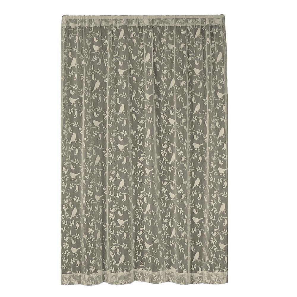Heritage Lace Bristol Garden Caf Lace Curtain 60 in. W x 84 in. L-6305C