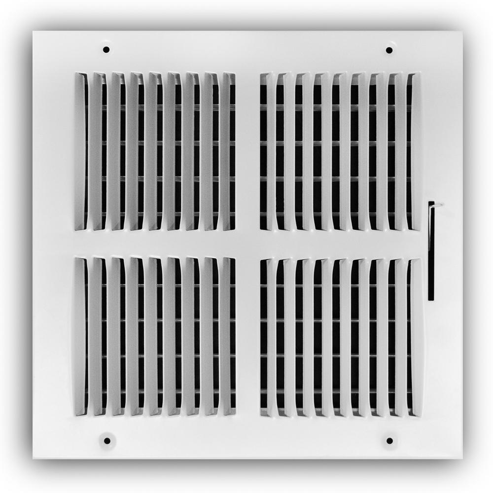 Truaire 10 In X 10 In 2 Way Wall Ceiling Register