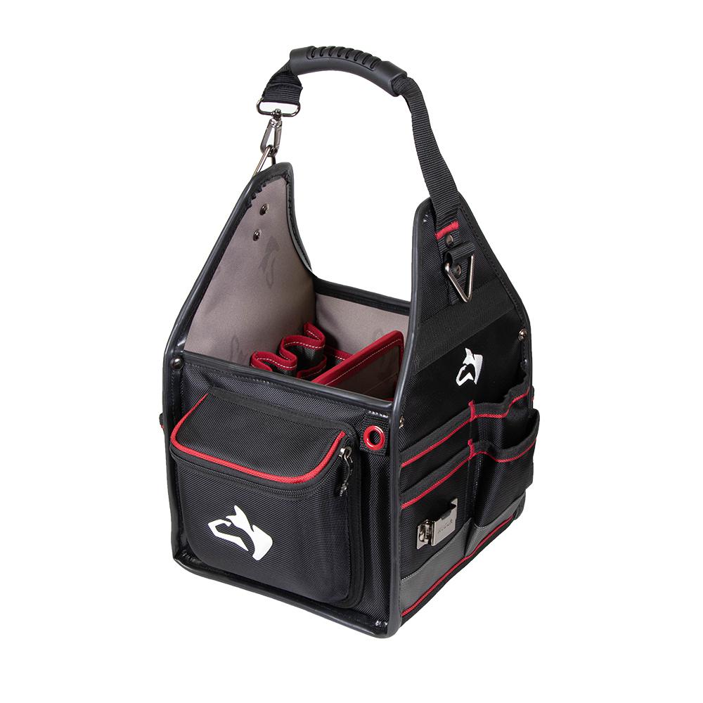 Husky 10 in. Electrician Tool Bag with Removable Tool Wall-67128-02 ...