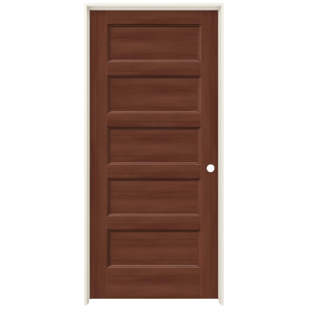 Jeld Wen 36 In X 80 In Conmore Amaretto Stain Smooth Hollow Core