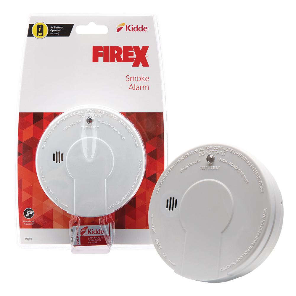 Kidde Firex Battery Operated Kitchen Smoke Detector With Photoelectric Sensor 21030007 The Home Depot