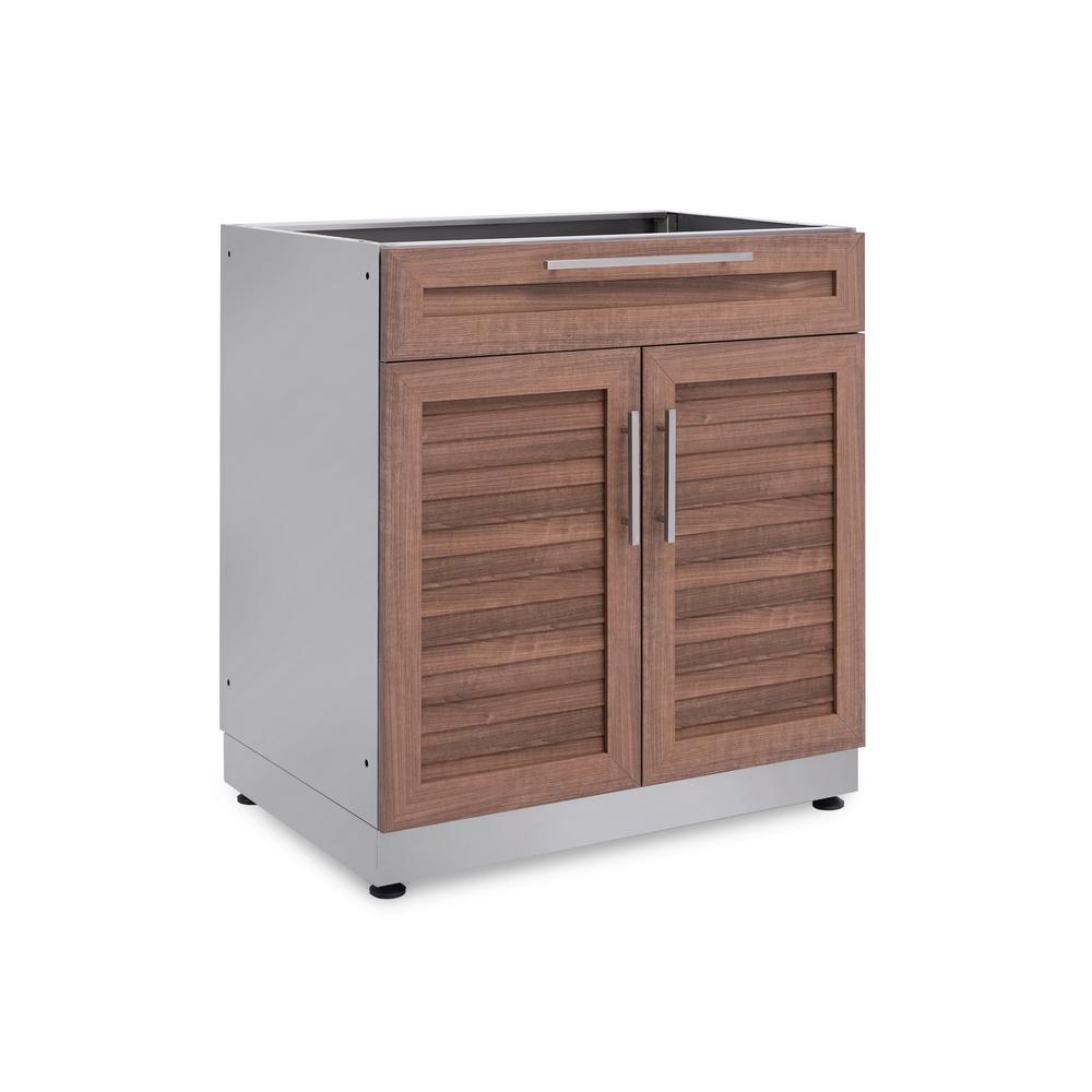 Casa Nico Stainless Steel 48 in. x 43 in. x 30 in ...