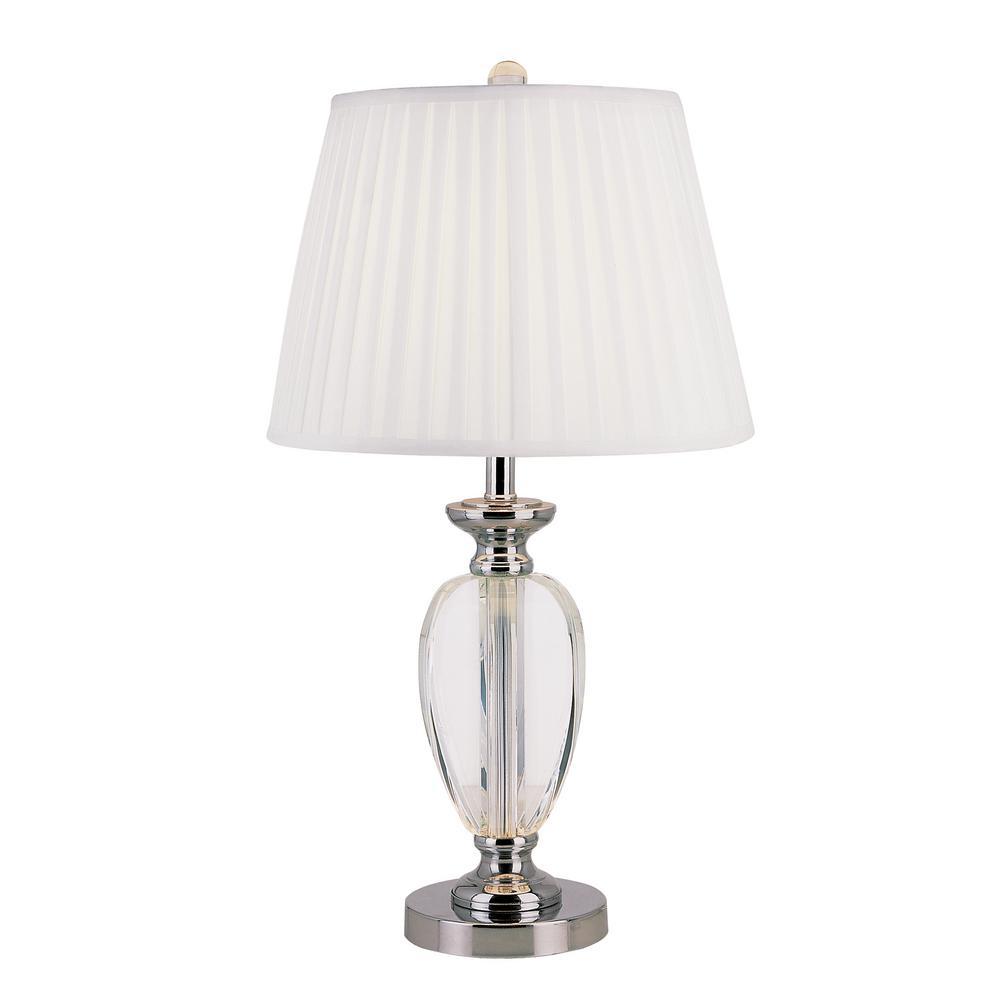 UPC 736916594080 product image for Bel Air Lighting 25.5 in. Polished Chrome Incandescent Table Lamp | upcitemdb.com