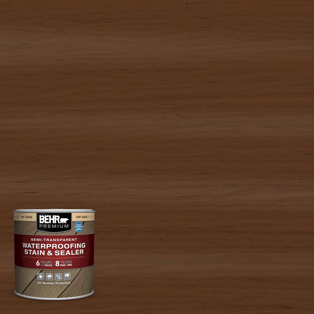 BEHR Premium 8 oz. ST129 Chocolate SemiTransparent