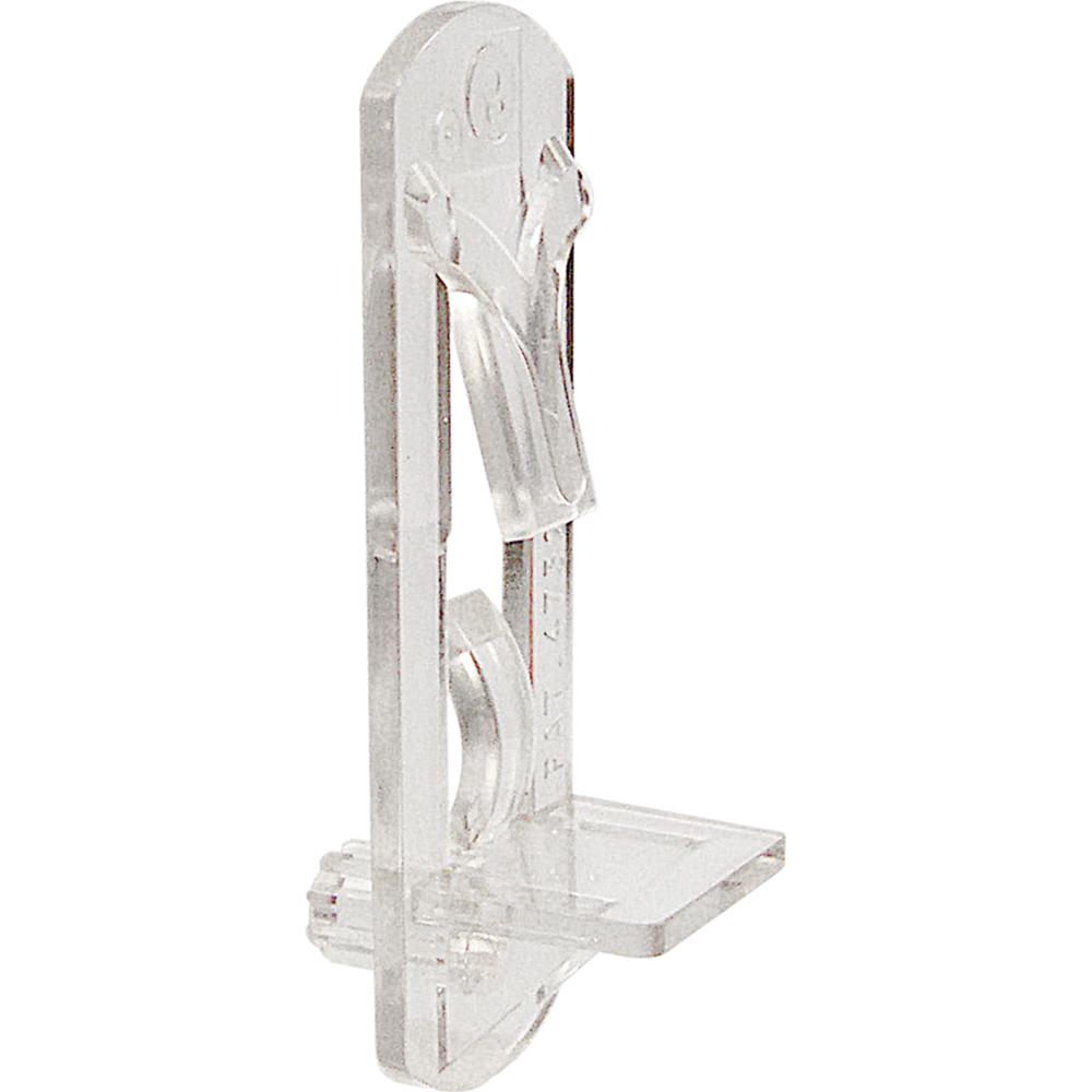 7.9 mm Clear Plastic Shelves Bracket Self-Locking Cabinet Pin for Kitchen Slelves Holder 50 Pack with Packing Box Shelf Support Pegs